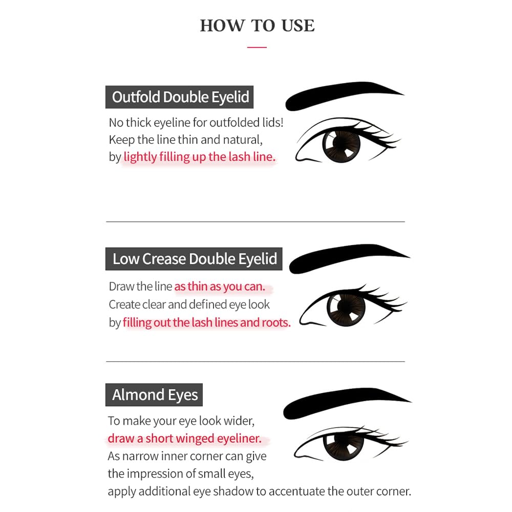 ETUDE Oh M'Eye Line Liquid Eyeliner - Smudge Proof, Long Lasting for Perfect Eye Makeup