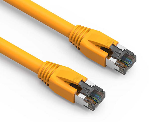 High-Speed CAT8 Ethernet Cable 40Gbps 10FT - Dual Shielded S/FTP, Snagless Molded Boot for Gaming, Streaming & Home Office Network Setup