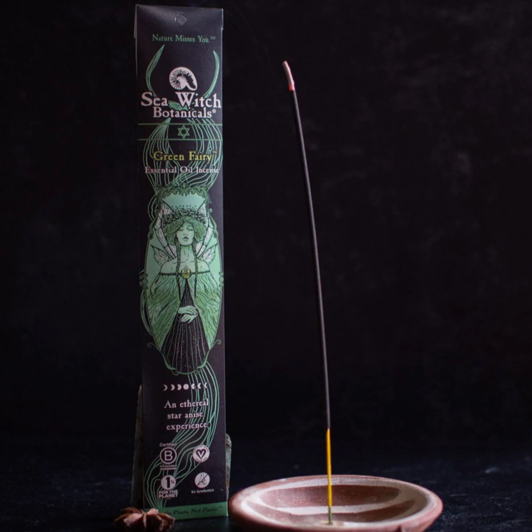 Green Fairy Incense Sticks - Premium Natural Aromatherapy for Relaxation, Meditation & Home Fragrance | Perfect for Yoga, Spa & Stress Relief