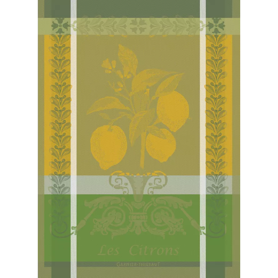 Garnier Thiebaut Premium Kitchen Towel Set - Lemon Zest Design | Absorbent & Durable Dish Towels for Cooking, Cleaning & Decor | Perfect for Kitchens, Restaurants & Home Decor