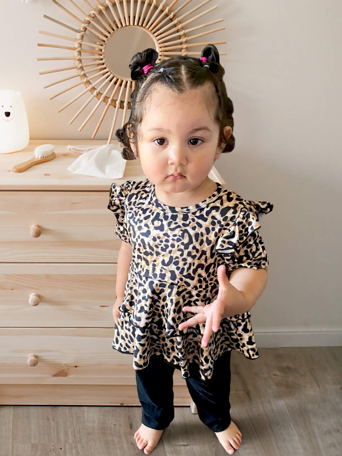 XUANHAO Newborn Baby Girl Clothes Set - Floral Romper Jumpsuit & Shorts Outfit 0-24 Months | Cute Summer Infant Outfits for Photoshoots, Playdates & Special Occasions