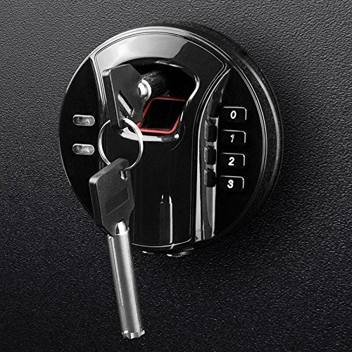 Barska Large Biometric Rifle Gun Safe - 19x16x57 Inch Keypad Access Security Cabinet for Home & Office Firearm Storage | Heavy Duty Protection for Guns, Ammo & Valuables