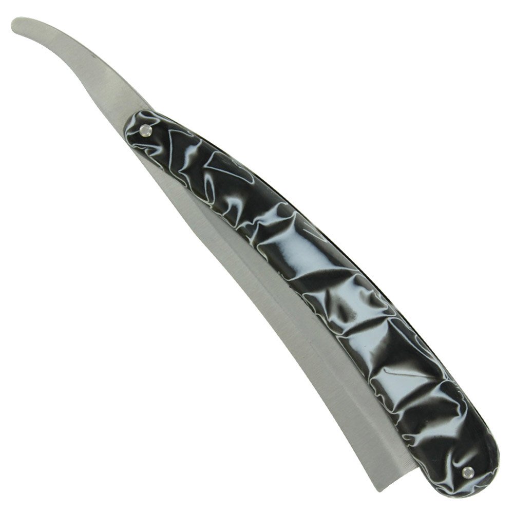 Premium Black Straight Razor for Men - The Ladies Man Shaving Razor - Perfect for Grooming, Barbershop Use & Classic Wet Shaving at Home