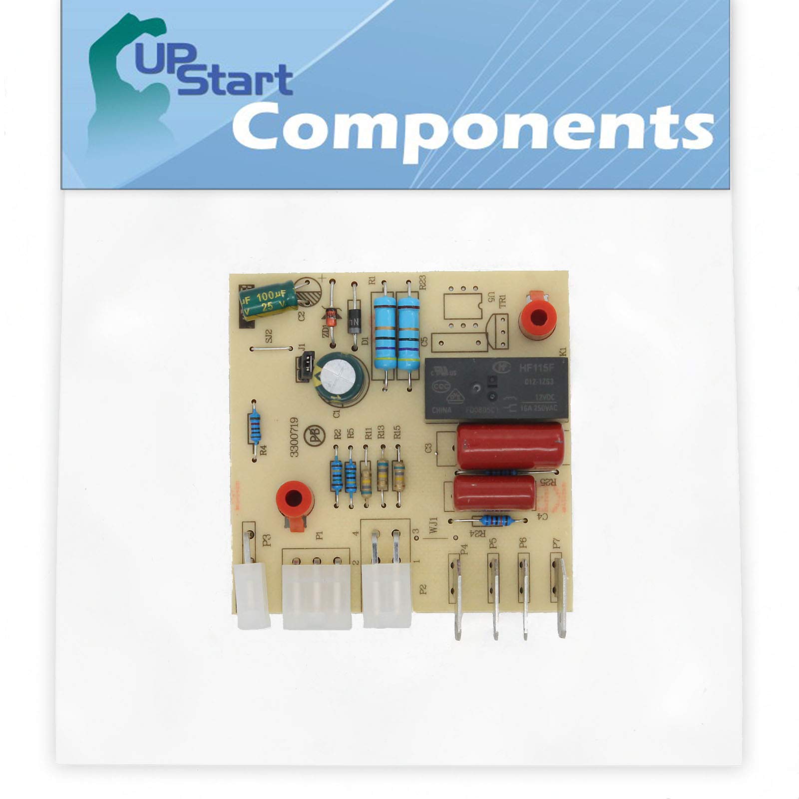 KitchenAid KSRD25FKBL14 Refrigerator Defrost Control Board Replacement - WPW10366605 Compatible - UpStart Components Brand - Perfect for DIY Refrigerator Repair & Maintenance
