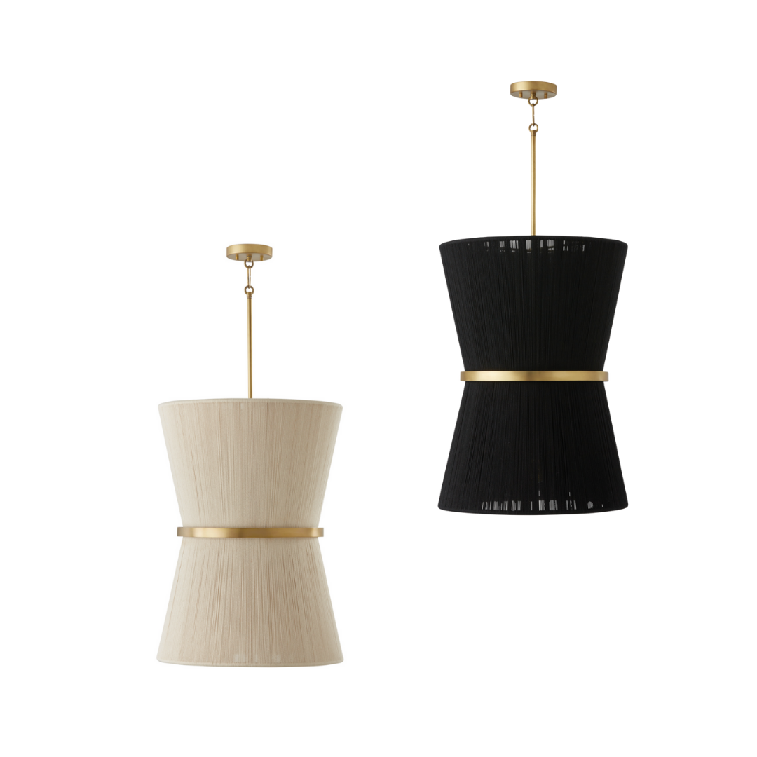 Kylo 6-Light Modern Chandelier - Elegant Dining Room Pendant Lighting Fixture for Kitchen Island, Living Room & Bedroom Decor