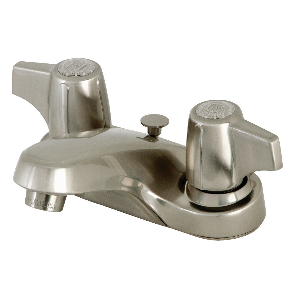 Kingston Brass KB160B 4-Inch Centerset Bathroom Faucet - Chrome Finish, Single Handle, Water-Saving Design for Bathroom Sink, Vanity, and Powder Room
