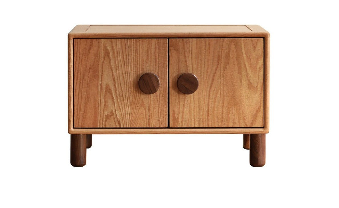 Solid Oak Wood Wardrobe Bookcase - Free Combination for Bedroom, Living Room, and Office Storage