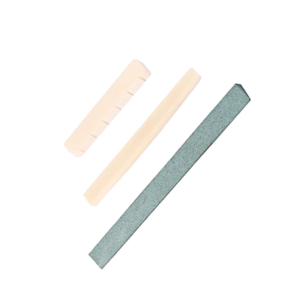 EXCEART 1 Set Bone Saddle Guitar Maintenance File - Bridge Saddle & Fret File Tool for Classical Guitar Repair - Perfect for Luthiers & DIY Guitar Maintenance