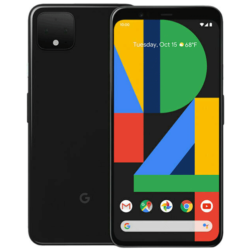 Google Pixel 4 Unlocked Smartphone - Just Black 128GB Storage - Fast Performance, Great Camera for Travel & Photography