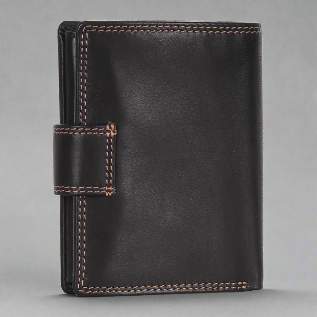 Premium MET Men's Fashion Leather Wallet - Slim RFID Blocking Bifold Wallet for Everyday Use & Travel - Perfect Gift for Dad, Husband, Boyfriend
