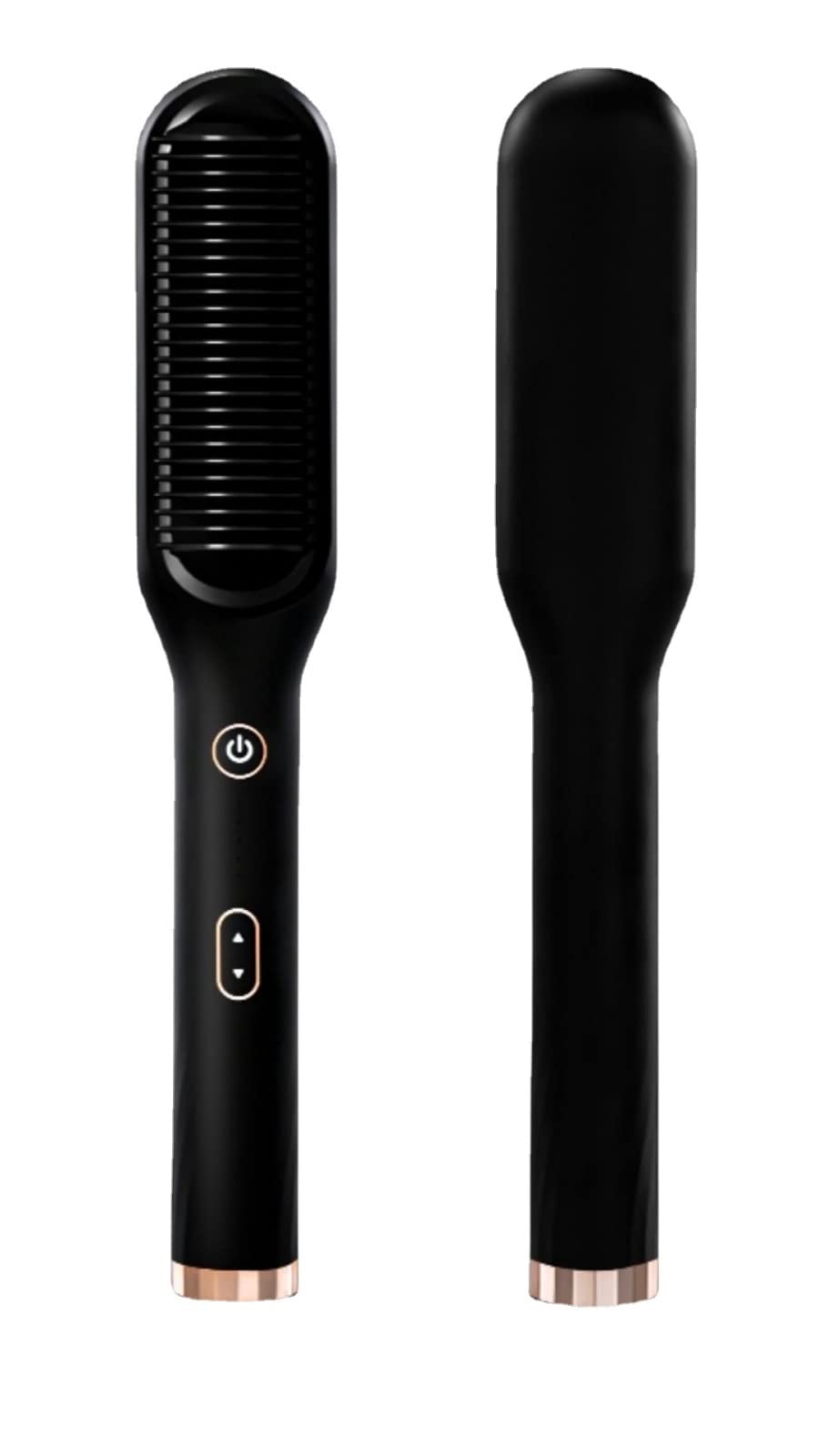 Negative Ion Hair Straightener & Curling Iron for Women - Dual Use Electric Hair Styling Comb for Straight & Curly Hair - Perfect for Home, Travel & Salon Styling