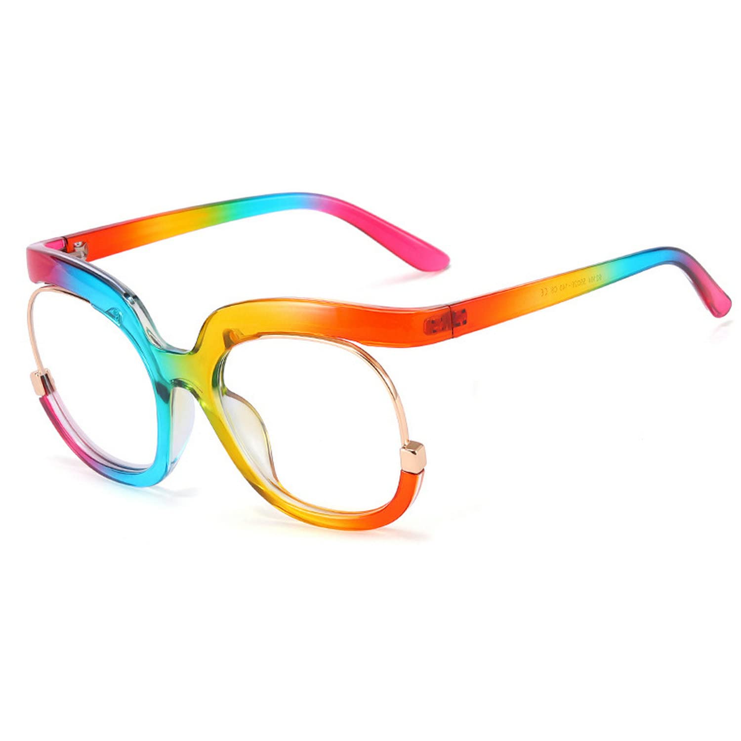 Retro Square Glasses for Women - Clear Lens Frames for Fashion & Reading