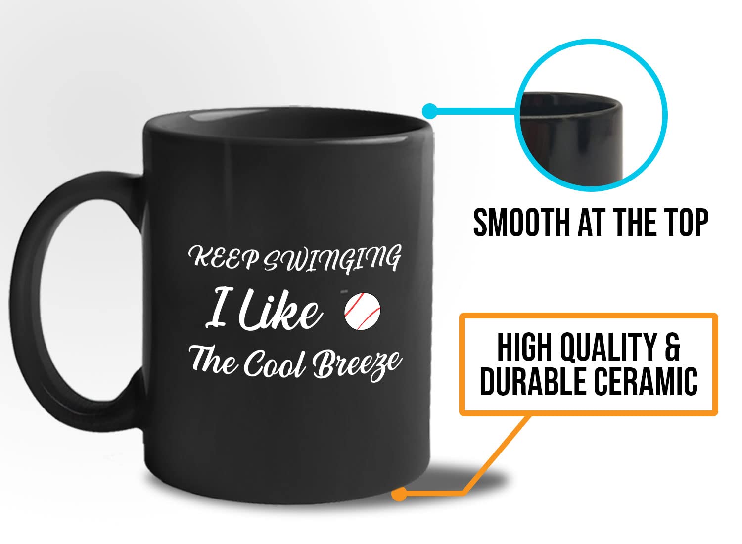 11oz Funny Softball Catcher Coffee Mug - Sarcastic Baseball Humor Gift for Players & Coaches - Perfect for Game Days, Practice & Office Use