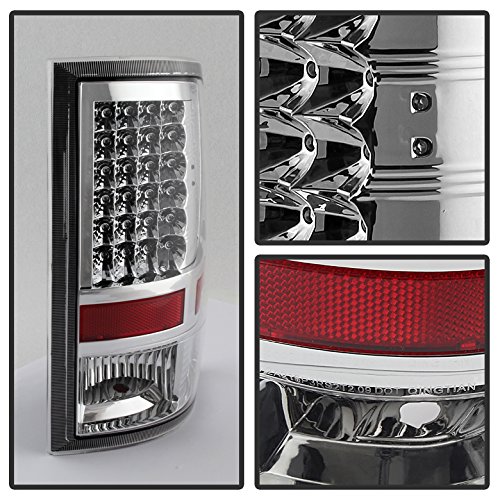 Dodge Ram 1500 2009-2018 & 2500/3500 2010-2018 LED Euro Style Tail Lights - Red Rear Brake Lamps for Enhanced Visibility & Style - Perfect for Night Driving, Off-Roading & Truck Customization