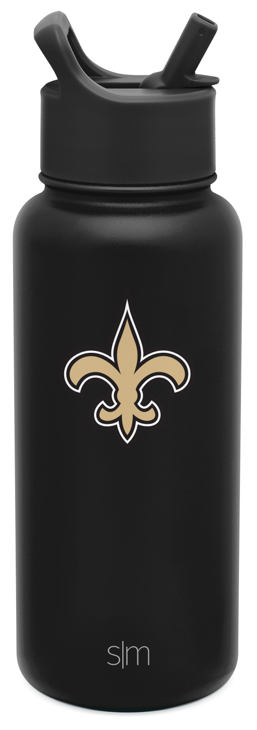 NFL Summit Insulated Stainless Steel Water Bottle with Straw Lid - Leakproof & BPA-Free for Sports, Gym, Hiking & Outdoor Activities