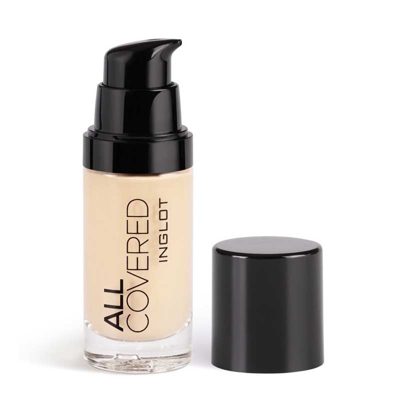 INGLOT All Covered Full Coverage Foundation - Flawless Matte Finish for All-Day Wear | Perfect for Photos, Events & Everyday Makeup