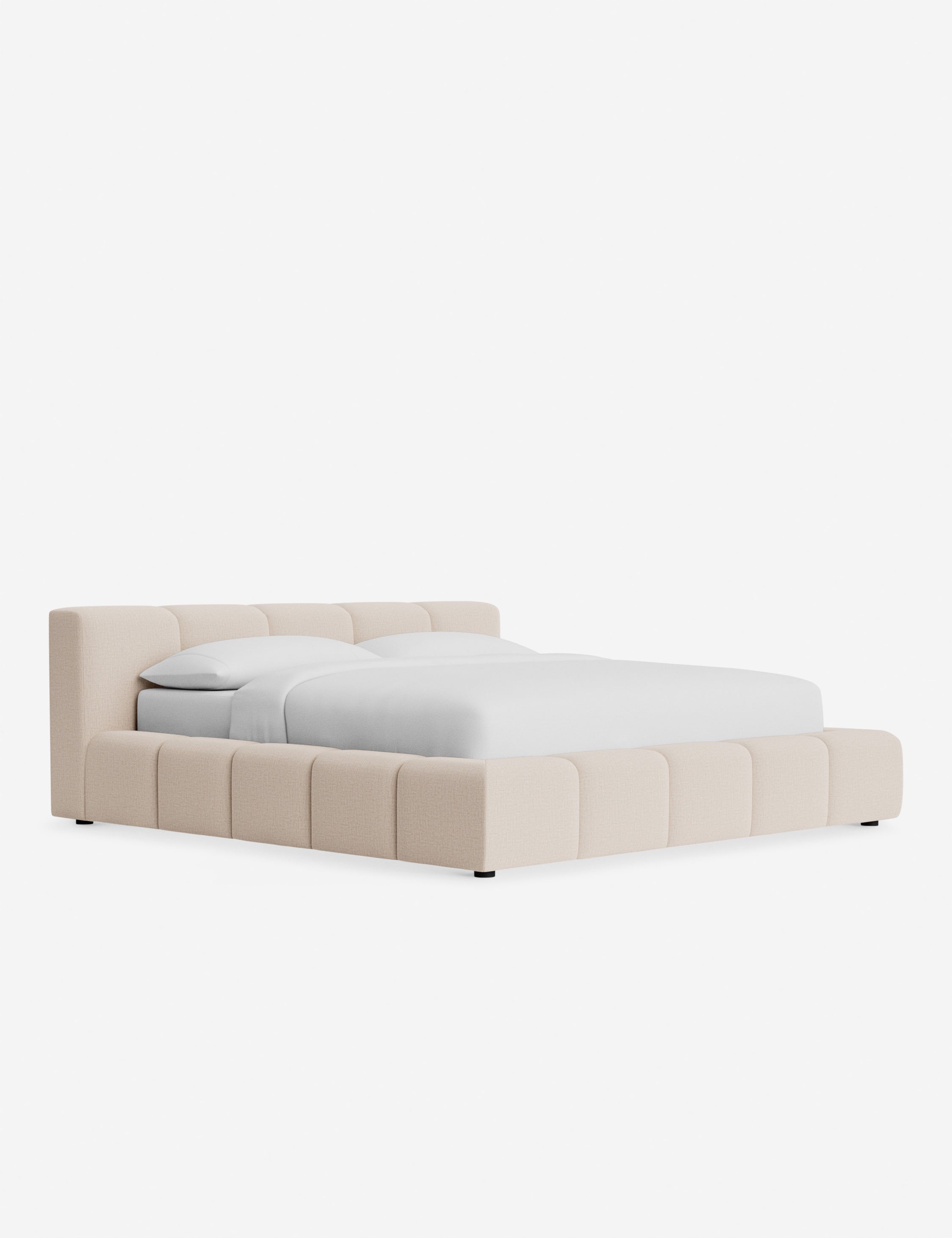 Cambry Platform Bed Frame - Modern Minimalist Wooden Bed with Sturdy Slat Support - Perfect for Bedroom, Guest Room, and Studio Apartments