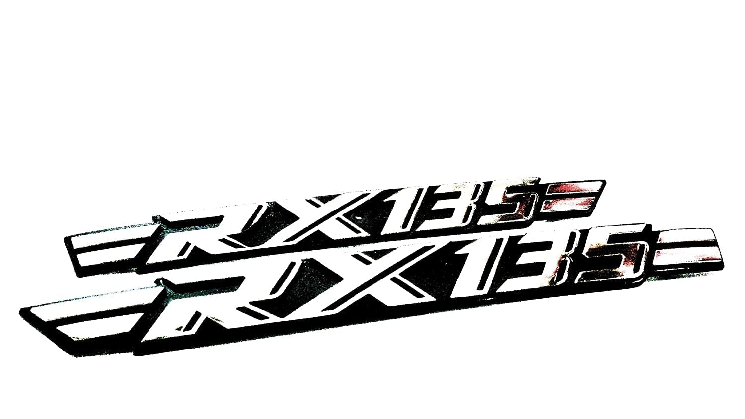MJ Automobile RX135 RXG135 Side Panel Monogram Bike Fairing Kit - Durable Motorcycle Body Cover for Yamaha RX135 & RXG135 - Perfect for Racing, Customization & Bike Restoration Projects