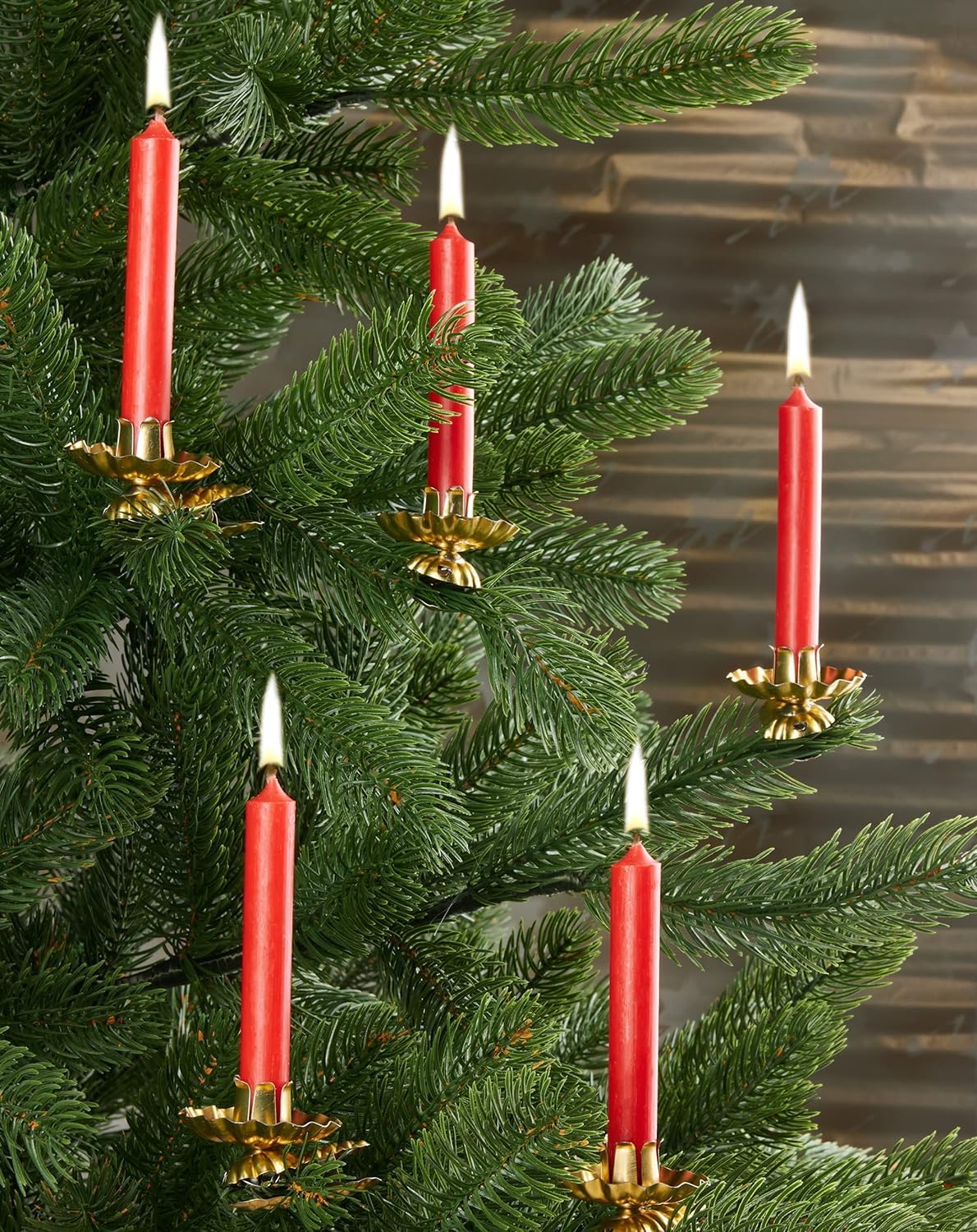 20 Pack Red Eika Tree Candles 3.75