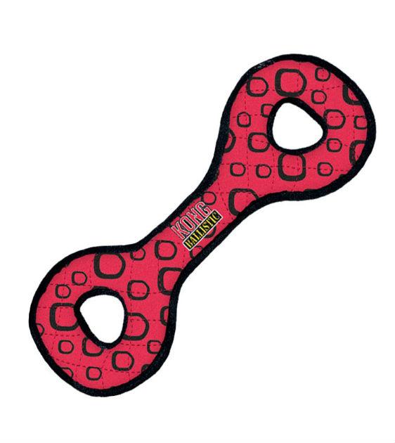 Kong Ballistic Tug Dog Toy - Durable Chew Toy for Large Dogs - Perfect for Fetch, Tug-of-War & Interactive Playtime