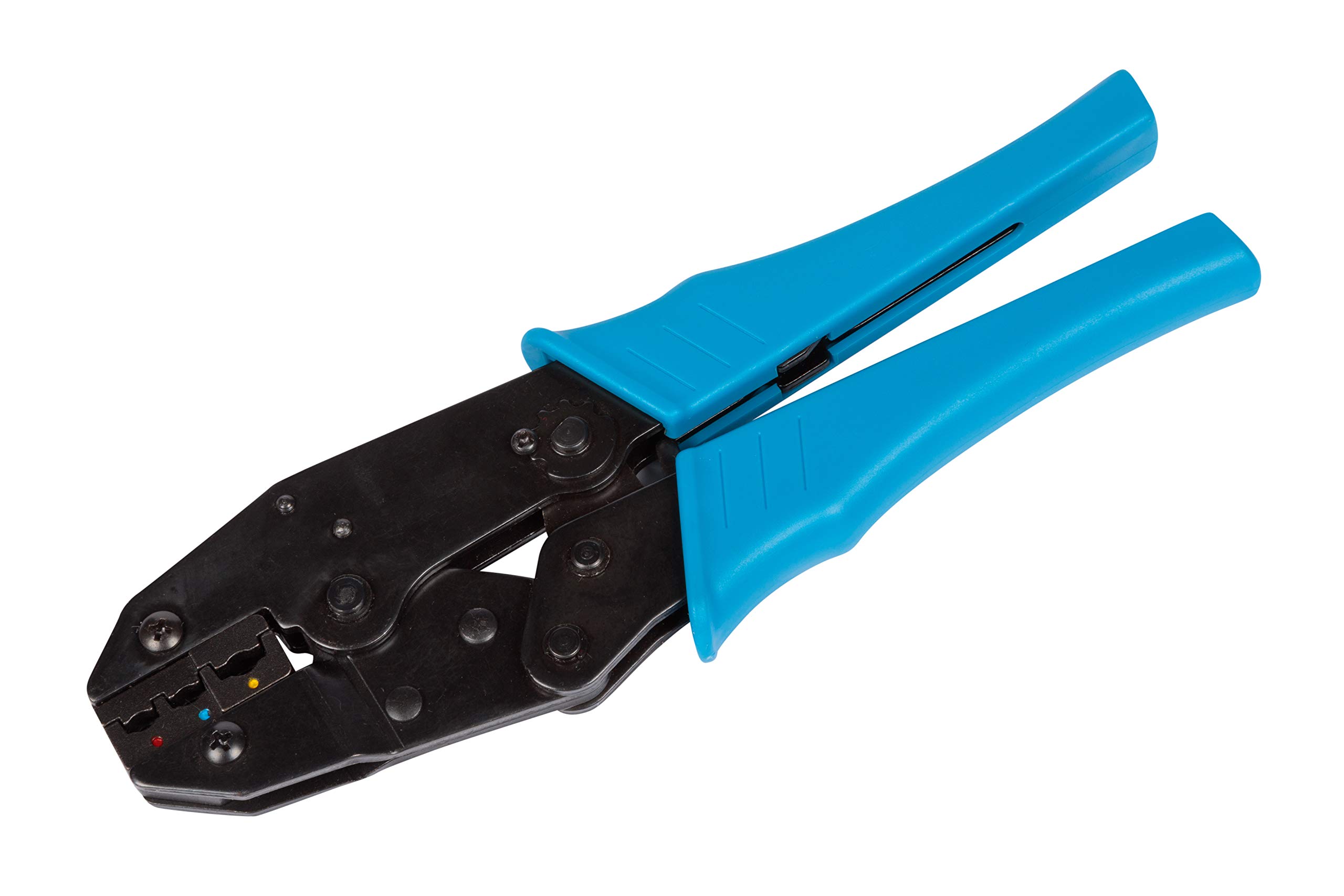 BlueSpot Tools 8807 Professional Ratchet Crimping Tool for Electrical Wiring - Perfect for DIY Projects, Automotive Repairs and Industrial Applications