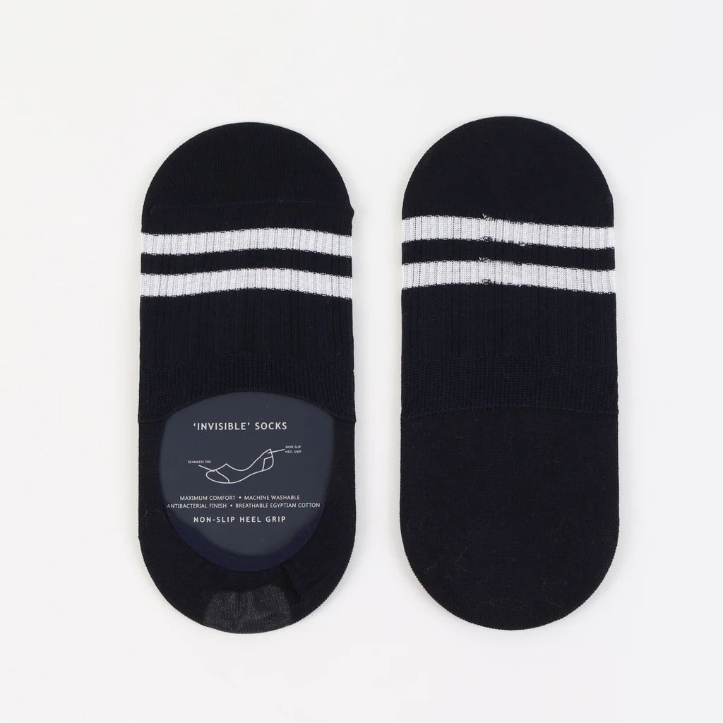 Invisible Socks for Men - Breathable Mercerized Cotton No-Show Socks - Perfect for Sneakers, Loafers & Dress Shoes