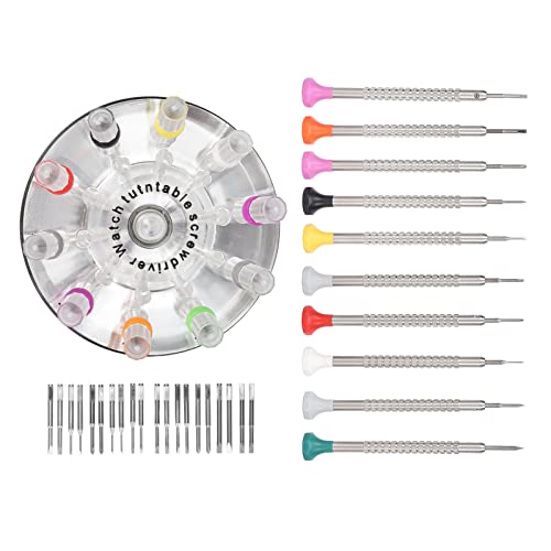 Professional Watch Repair Tool Kit - Precision Screwdriver Set for Watchmakers & Enthusiasts | Durable & Easy to Use for Beginners & Experts | Perfect for Watch Battery Replacement, Band Adjustment & Maintenance