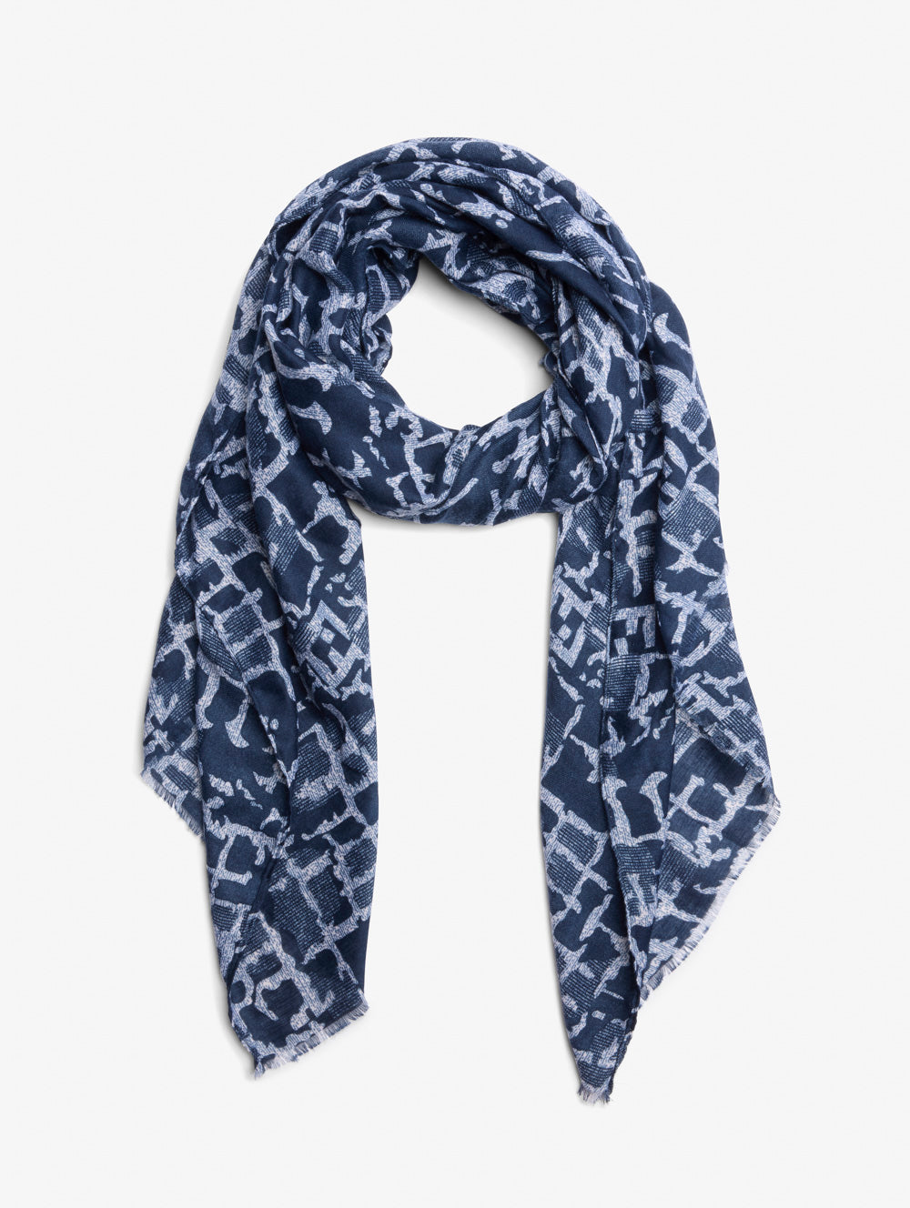 Stylish Abstract Lattice Scarf for Women - Lightweight Fashion Accessory for Fall & Winter - Perfect for Office, Travel and Everyday Outfits