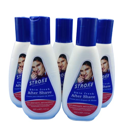 5-Pack After Shave Cream for Men - Moisturizing, Softening & Refreshing Post-Shave Balm - 4 Oz Each - Ideal for Daily Skincare & Smooth Shaving Routine