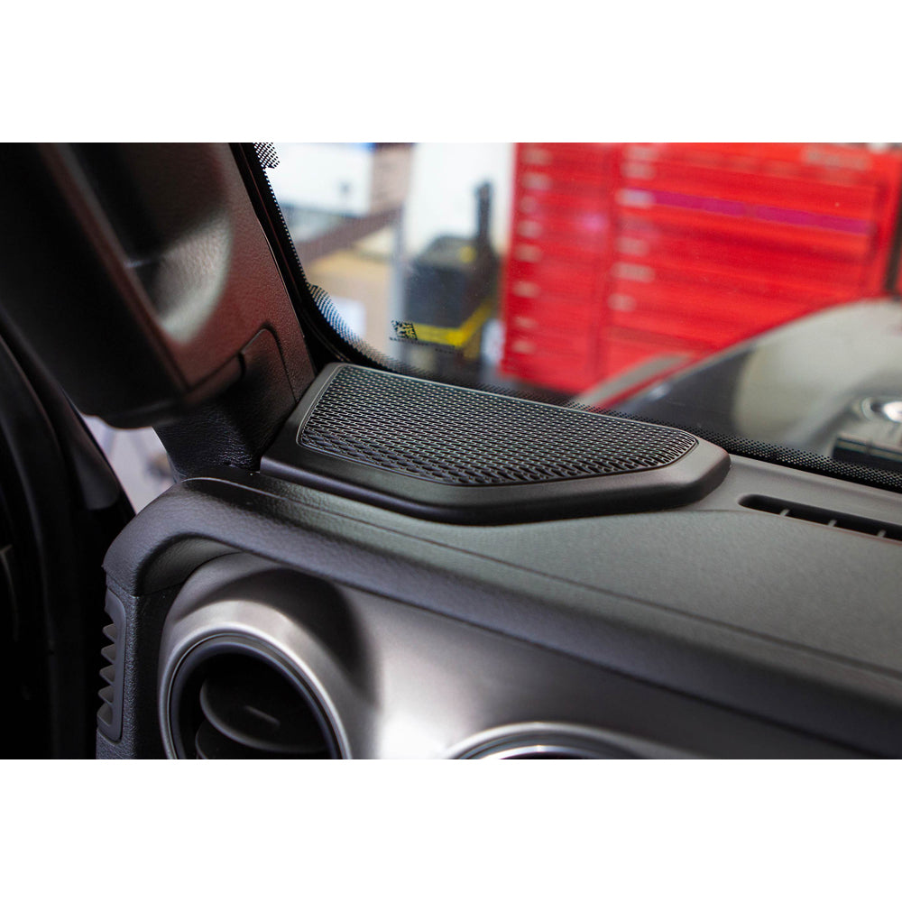 Alpine PSS 23WRA Premium Powered Audio System Upgrade Kit for 2018+ Jeep Wrangler Unlimited JL - Enhanced Sound for Off-Road Adventures & Daily Commuting