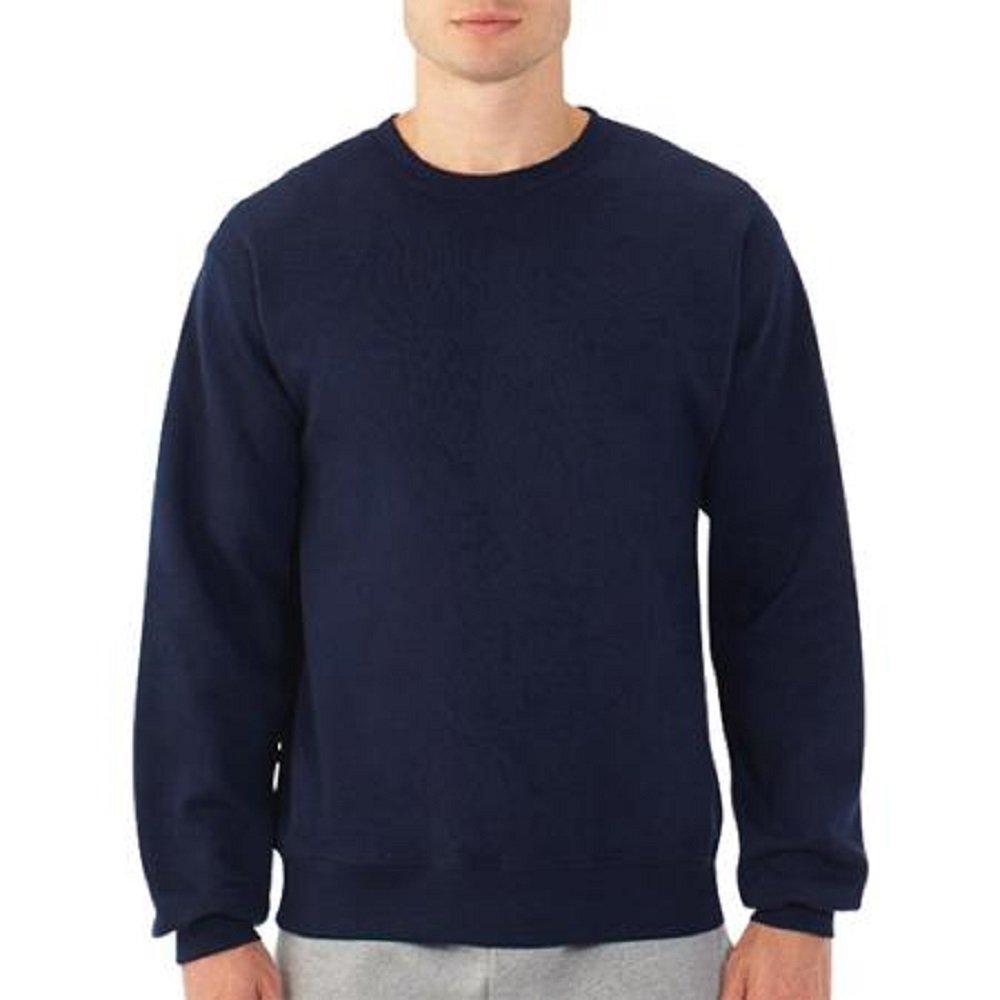 Fruit of the Loom Men's Fleece Crewneck Sweatshirt - Soft & Comfortable Pullover for Casual Wear, Workout & Lounge - Best Collection for Everyday Use