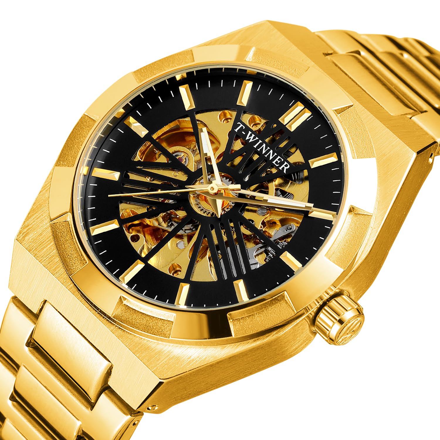 FORSINING Men's Automatic Dress Watch - Waterproof Analog Wristwatch with Stainless Steel Band | Perfect for Business, Formal Events & Everyday Wear