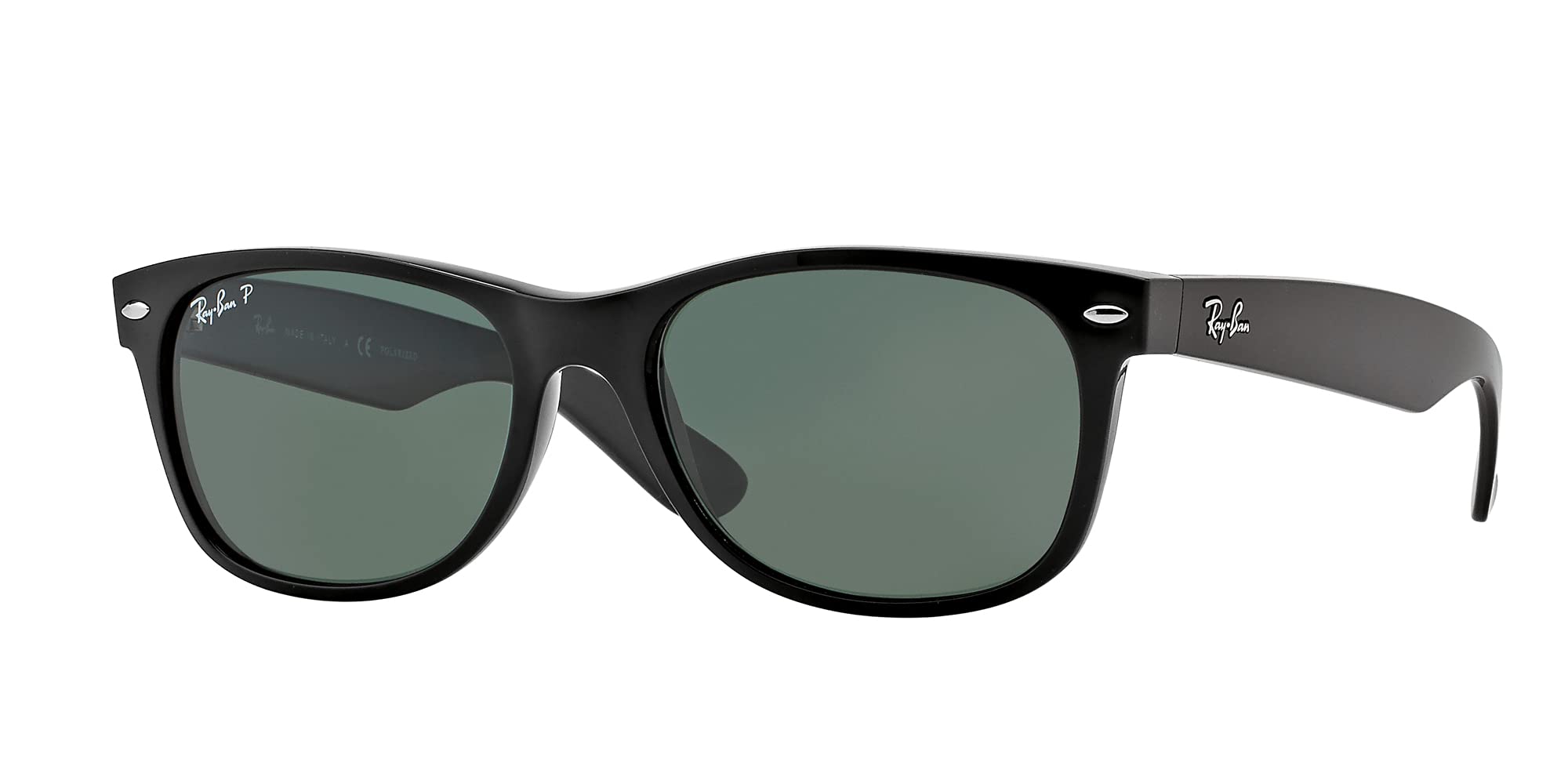 Ray-Ban RB2132 New Wayfarer Sunglasses with Free Case & Cleaning Cloth - Classic UV Protection Shades for Men & Women - Perfect for Driving, Beach & Outdoor Activities