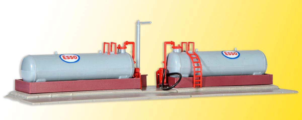 N Scale Diesel Oil Station Model - Realistic Miniature Train Accessory for Model Railroads & Dioramas - Perfect for HO Scale Layouts & Collectors