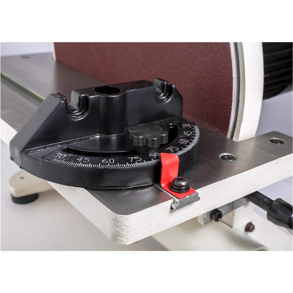 Shop Fox W1828 12-Inch Disc Sander | Heavy-Duty Bench Sander for Woodworking, Metalworking & DIY Projects | Perfect for Sanding, Shaping & Finishing Wood, Metal & Plastic