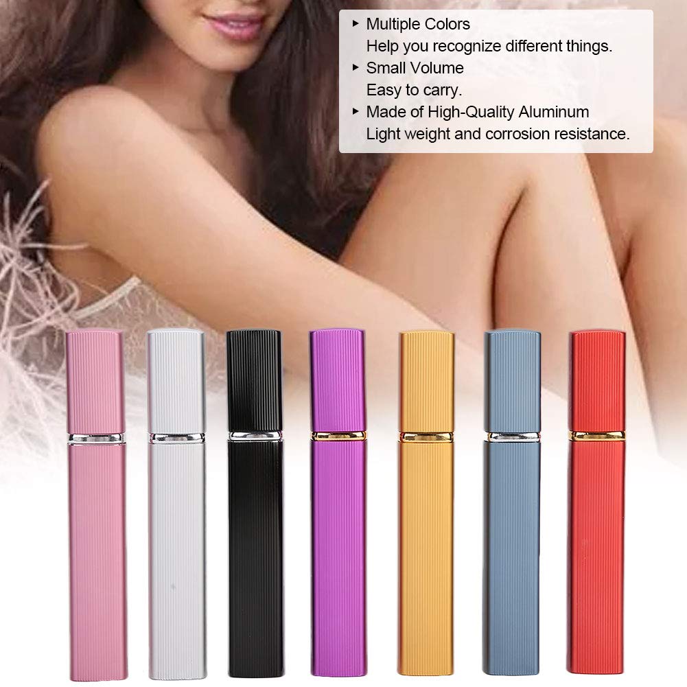 Set of 2 - 7Pcs Travel-Sized Perfume Spray Bottles with Liquid Dispenser | Refillable & Leak-Proof | Perfect for Travel, Office, Gym & Daily Fragrance Refills