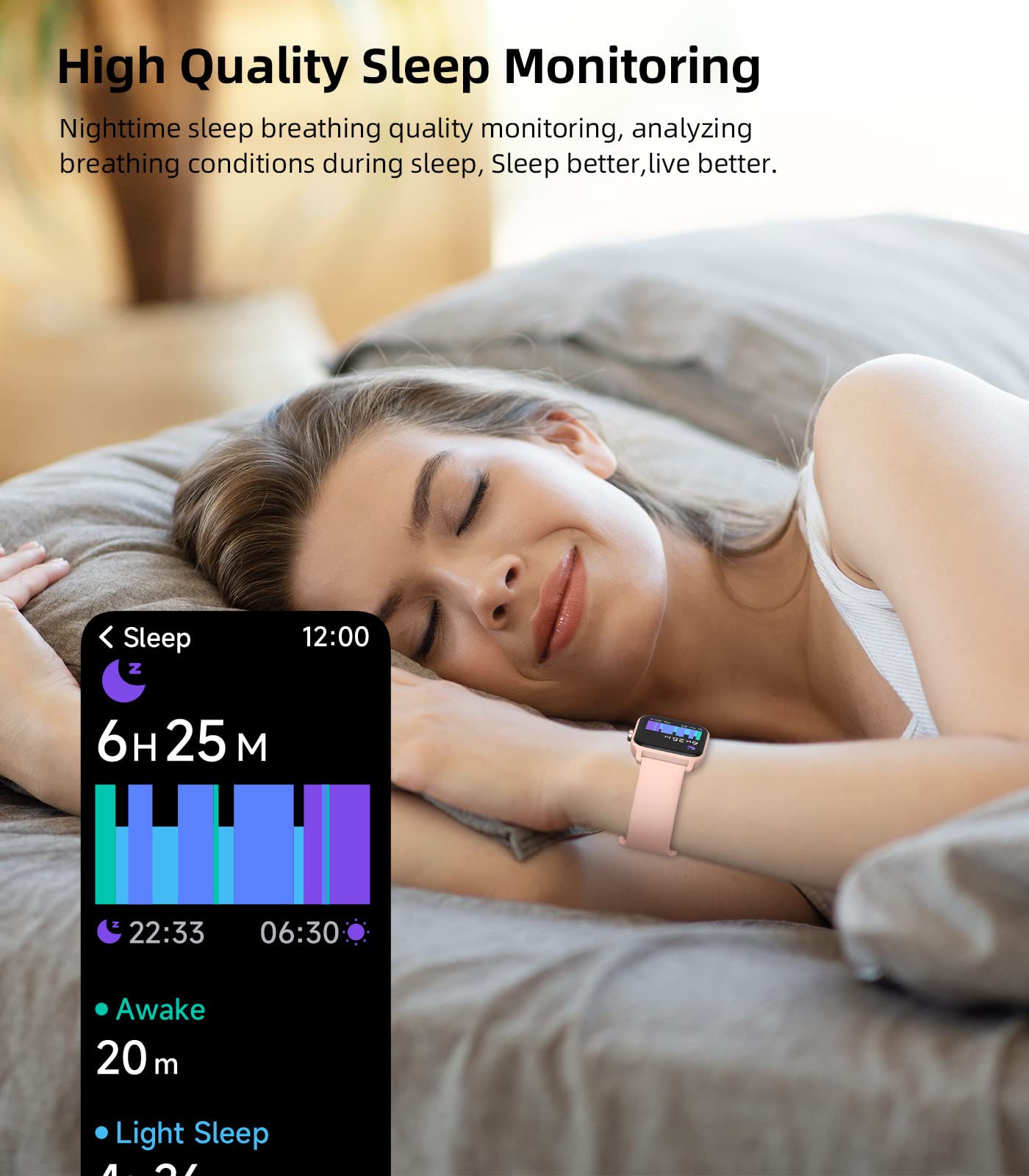 EGQINR Smart Watch for Women - 1.8