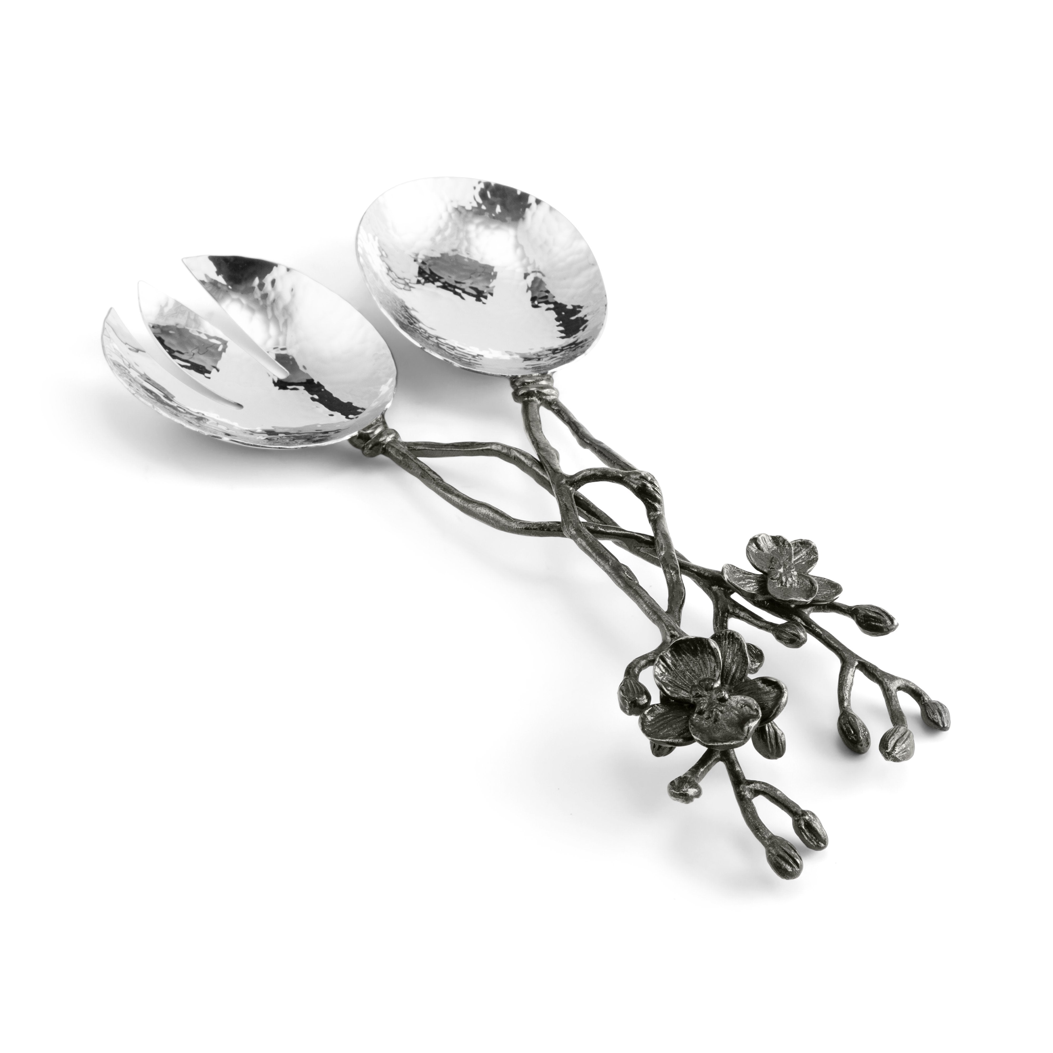 Premium Black Orchid Serving Set - Elegant 12-Piece Dinnerware for Entertaining - Perfect for Parties, Weddings & Special Occasions