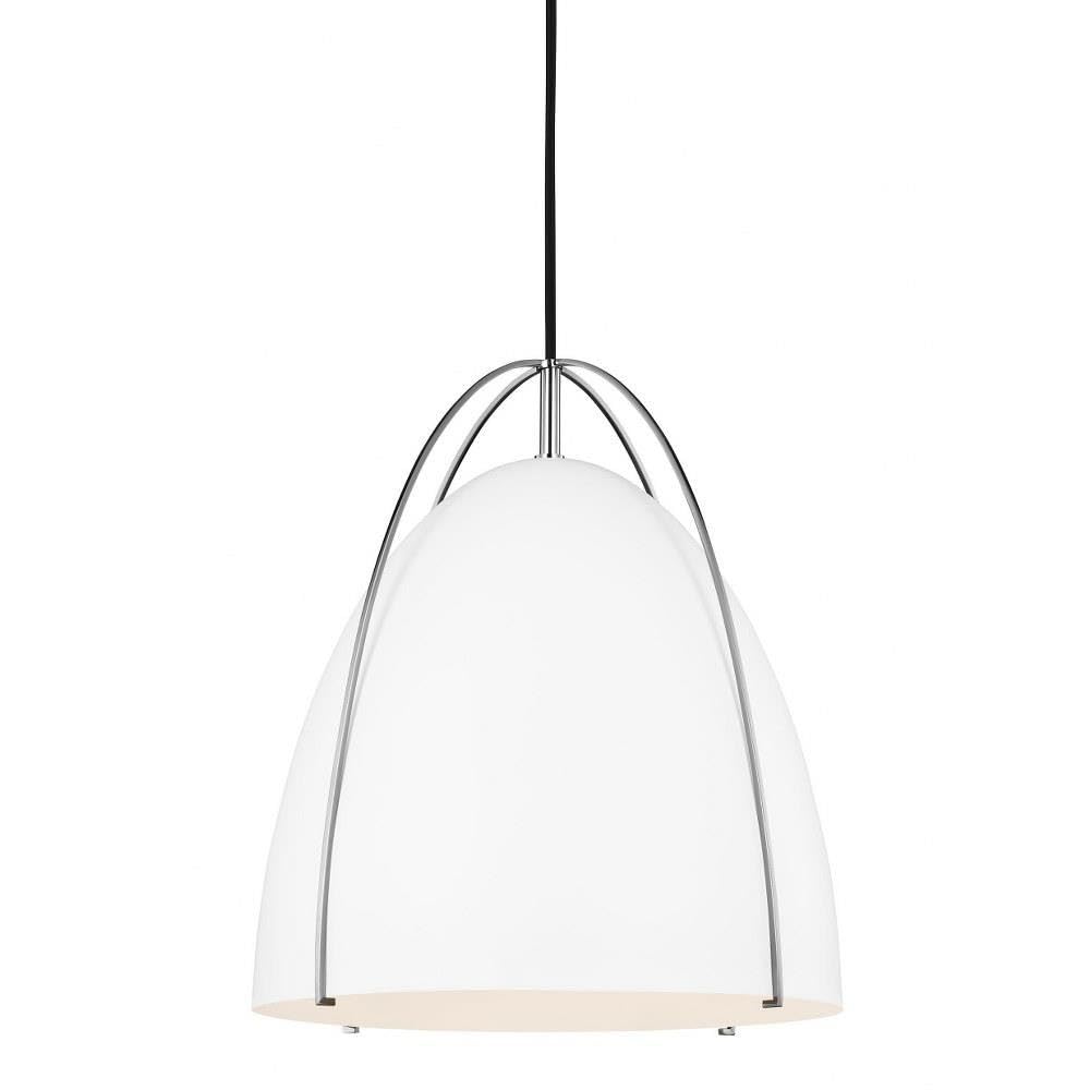 SEA Gull 6551801EN3-05 Modern Single Light Pendant - Perfect for Kitchen Island, Dining Room, or Entryway Lighting