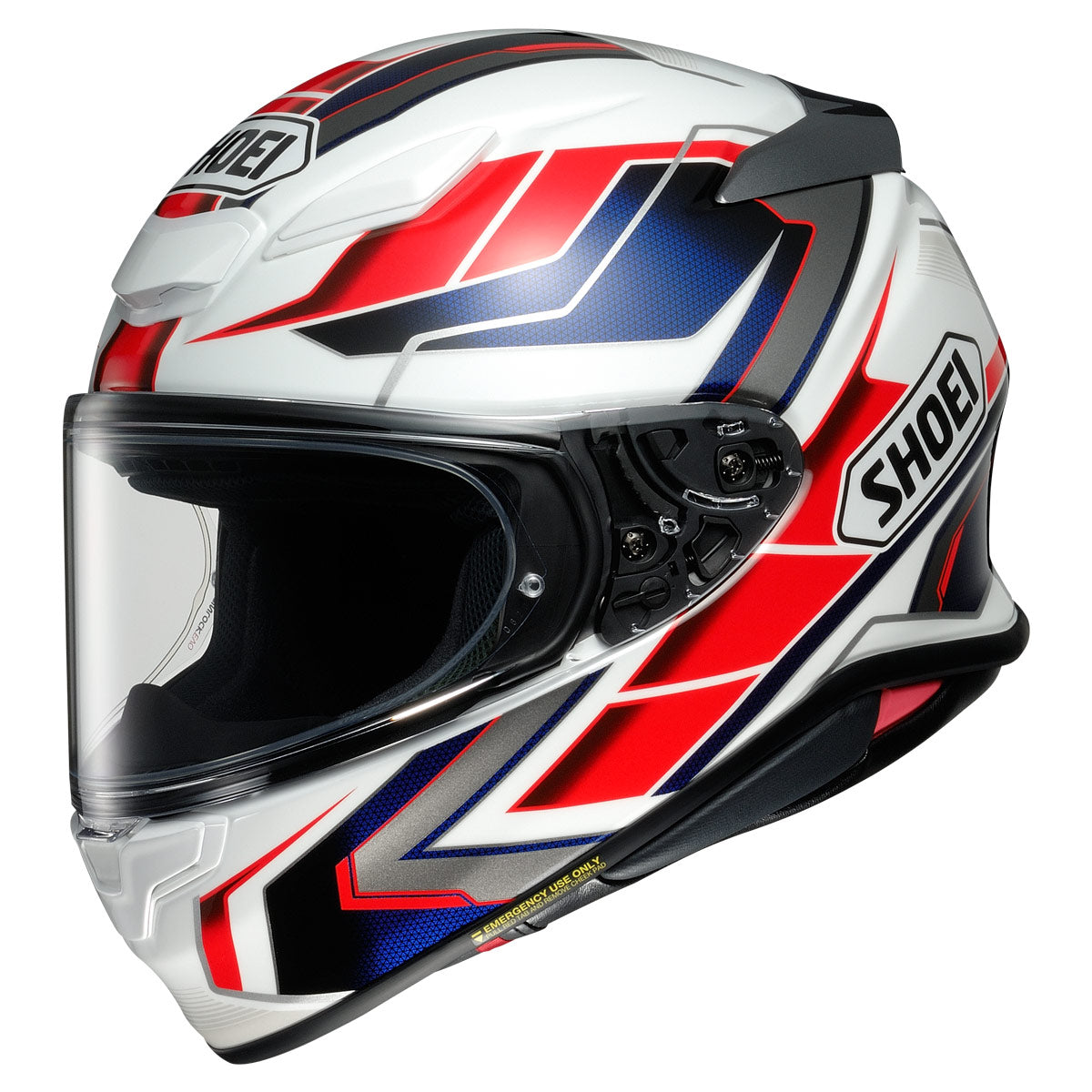Shoei RF 1400 Prologue Red White Blue Motorcycle Helmet - Lightweight Full Face DOT Certified for Street Riding & Racing