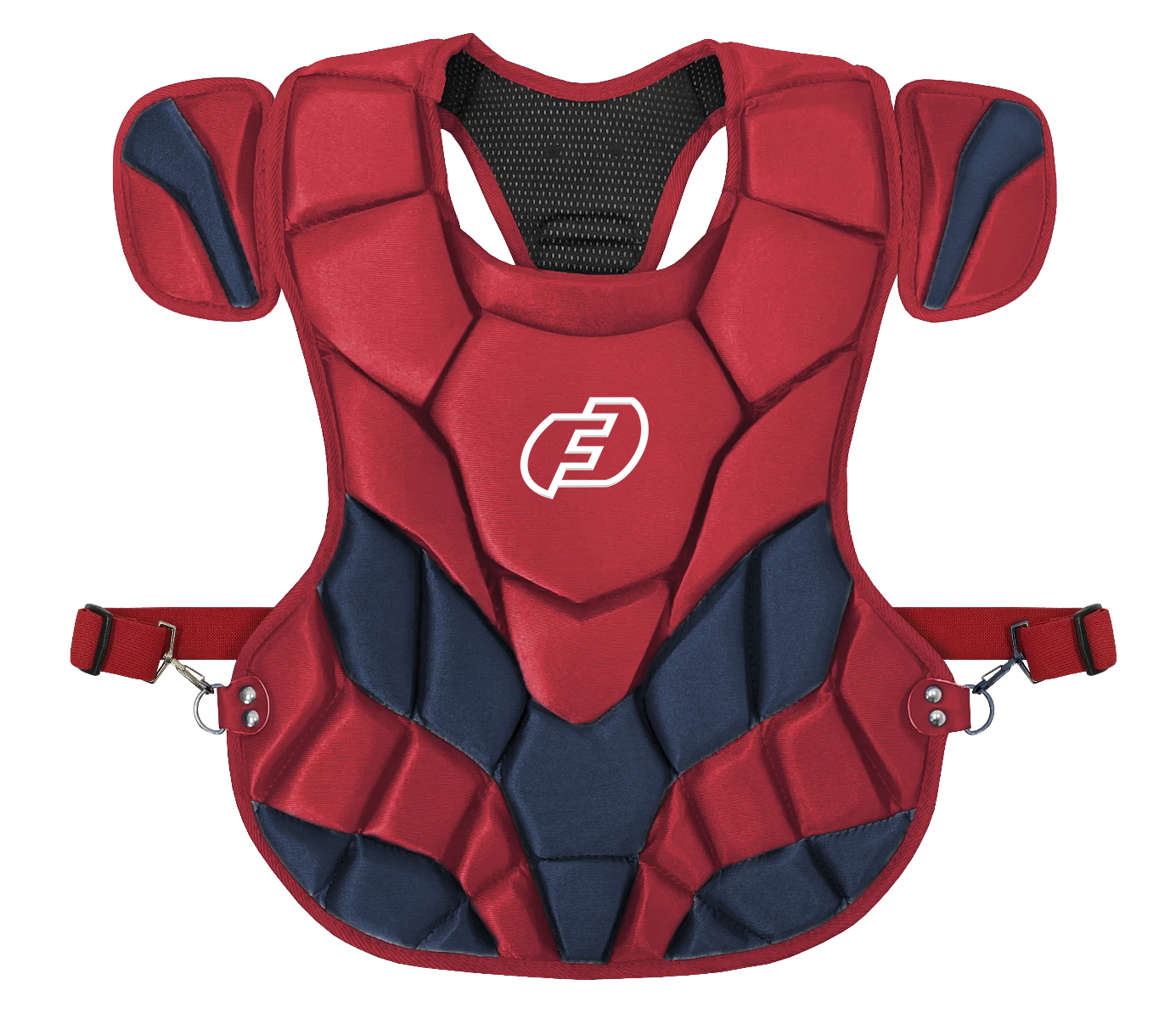 FORCE3 Defender Two Tone Catcher Chest Protector - NOCSAE Certified Baseball Catcher Gear for Youth & Adult Players - Perfect for Games, Practices & Training Sessions