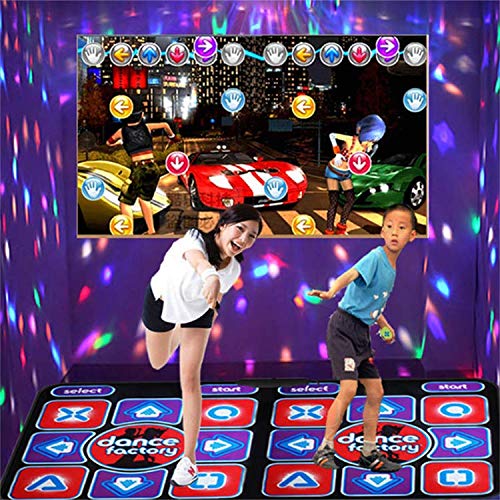 3D Double Dance Mat for Kids - Interactive Somatosensory Game Machine with HD Display & HDMI Interface - Plug & Play English Music & Games - Perfect for Family Fun, Birthday Parties & Indoor Activities