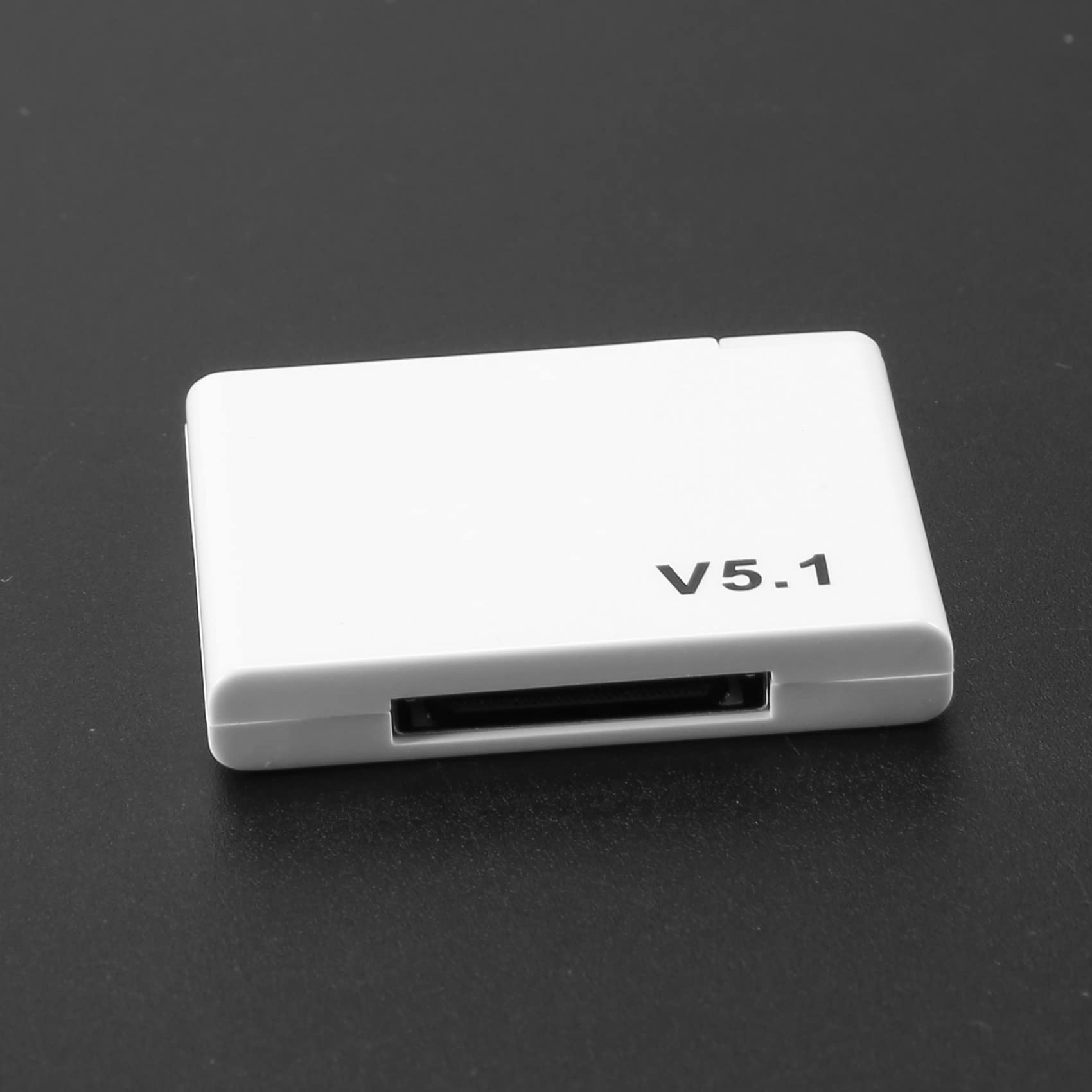 30 Pin Bluetooth 5.1 Audio Receiver - Wireless A2DP Adapter for 30Pin Speakers | Mini Bluetooth Transmitter for Home/Car Audio | White