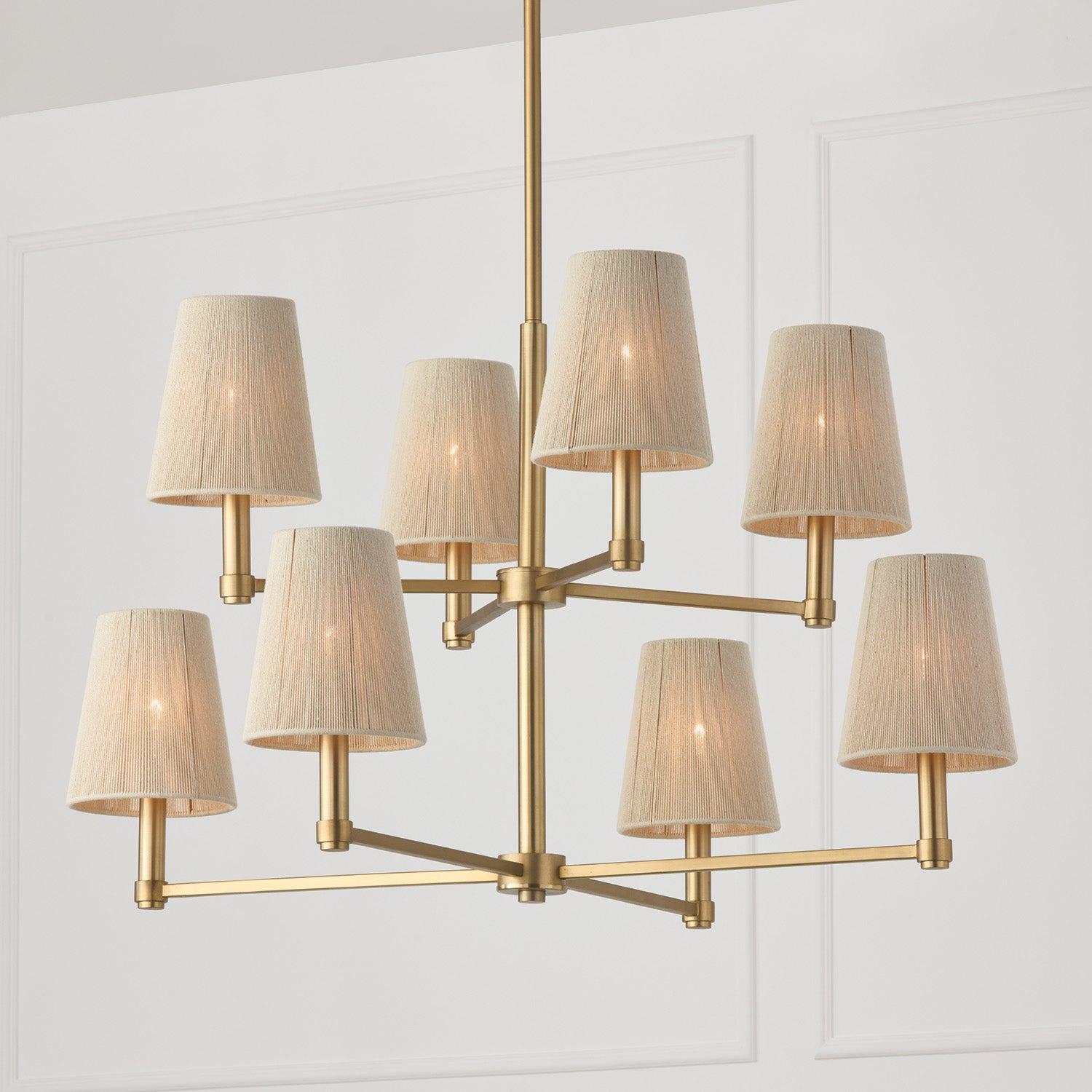 Elegant Rivers Chandelier - Modern Crystal Ceiling Light Fixture for Dining Room, Bedroom & Living Room Decor | Dimmable LED Lighting for Home & Wedding Events