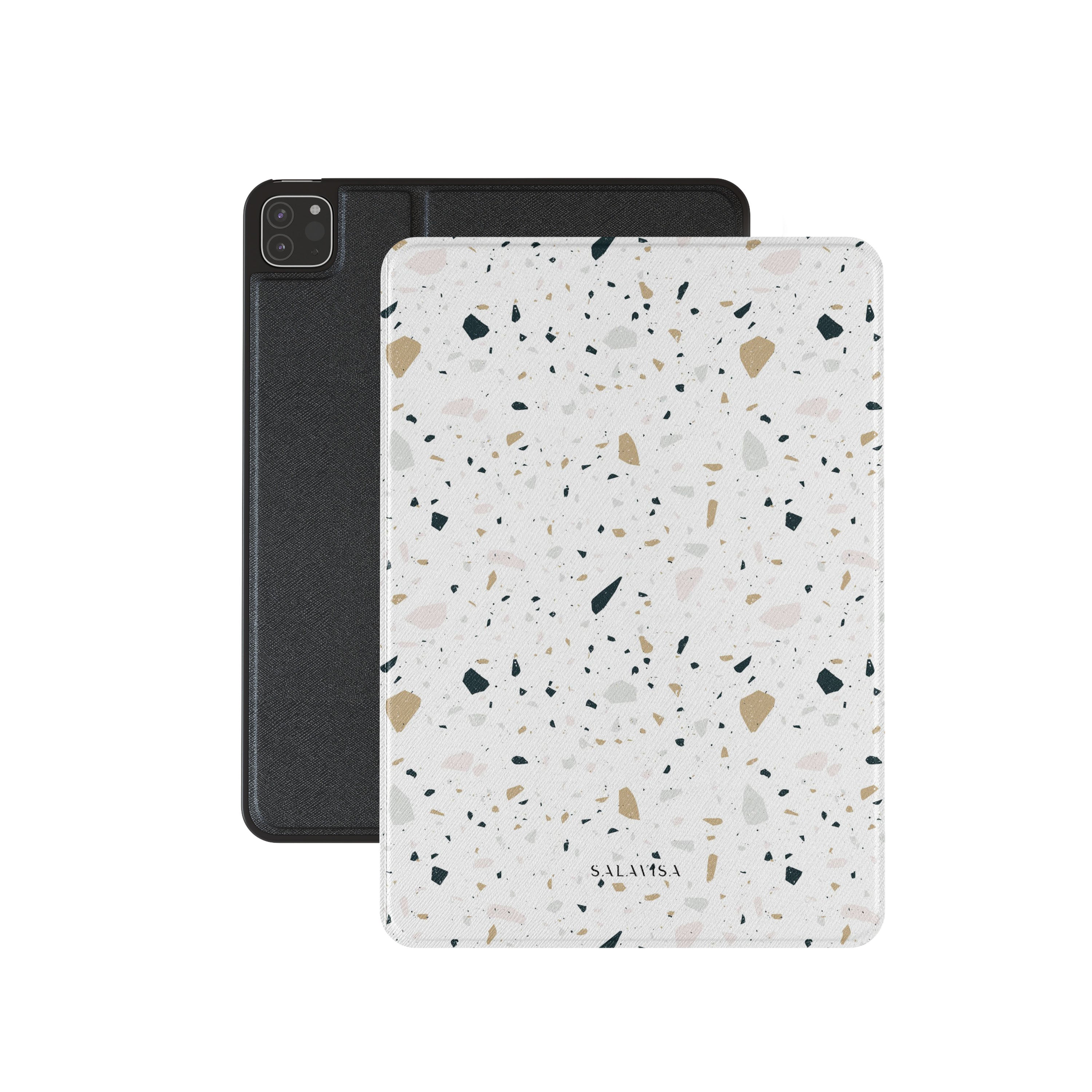 Stylish Lightweight Terrazzo Pattern iPad Case - Durable Protective Cover for iPad Air/Pro/Mini - Perfect for Work, Travel & Home Use