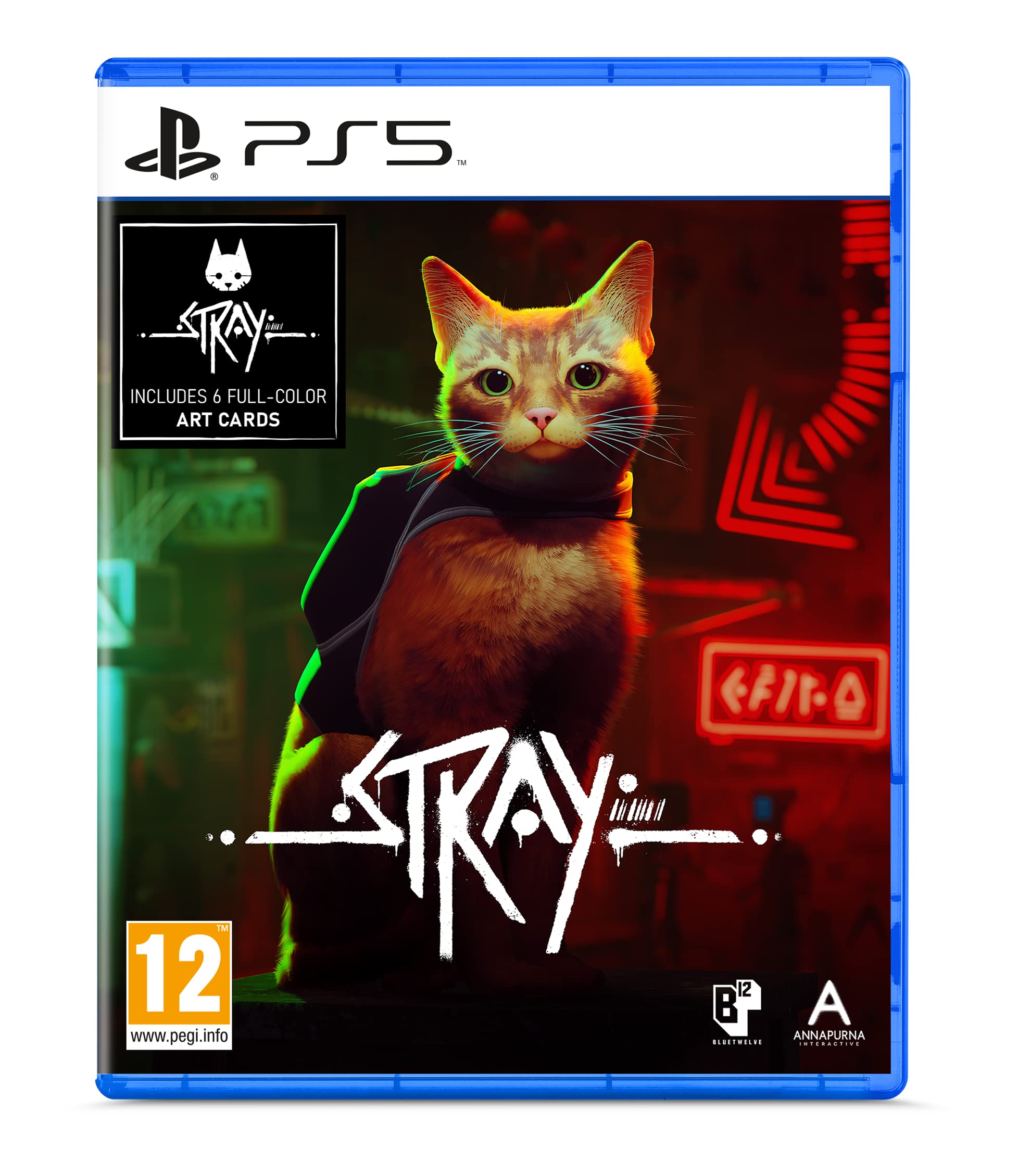 Stray PS5 Game - Adventure Cat Simulation for PlayStation 5 | Explore Cybercity as a Lost Feline | Perfect for Cat Lovers & Sci-Fi Gamers | Great for Relaxing Evenings & Family Gaming Sessions