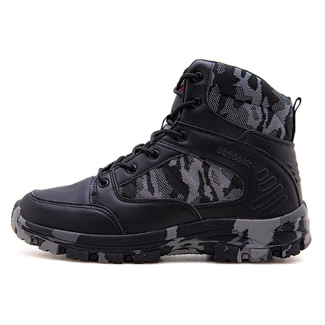 KEHAIOO Men's Tactical Military Hiking Boots - Breathable Desert Army Combat Shoes for Outdoor Hunting, Climbing & Work | Durable for Rough Terrain & Adventure Sports