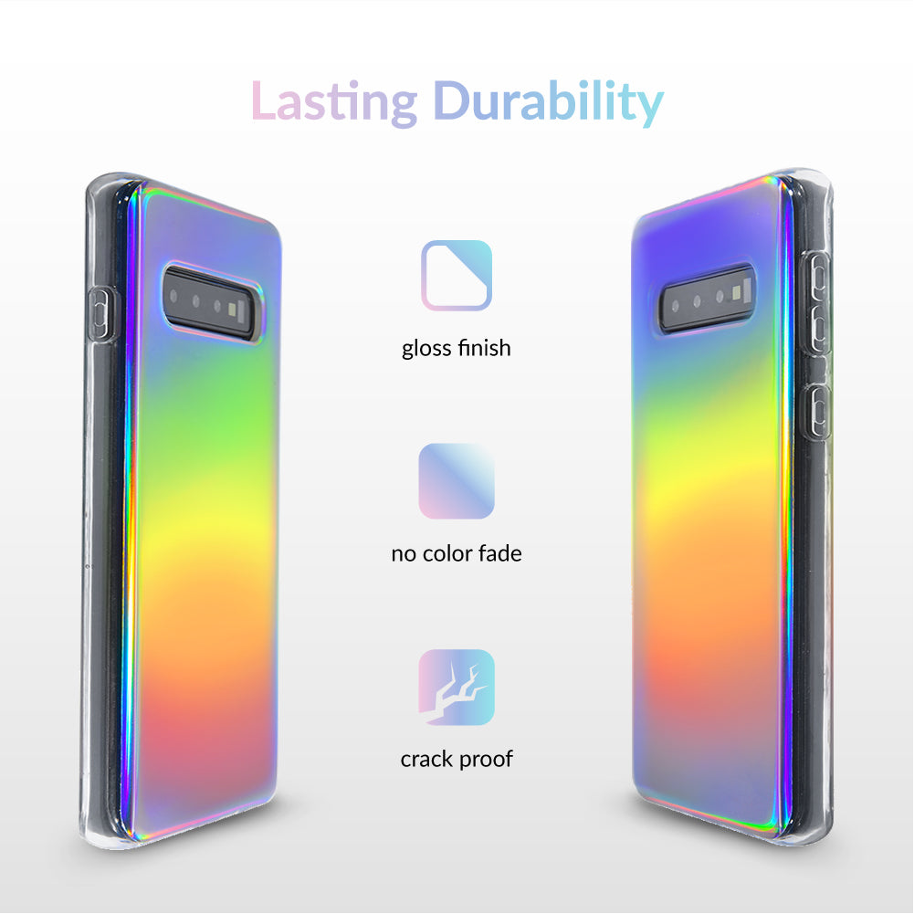 Holo Nebula Samsung Galaxy Phone Case - Protective Cover for Galaxy S21/S20/S10 - Durable Shockproof Slim Design - Perfect for Daily Use, Travel & Outdoor Activities