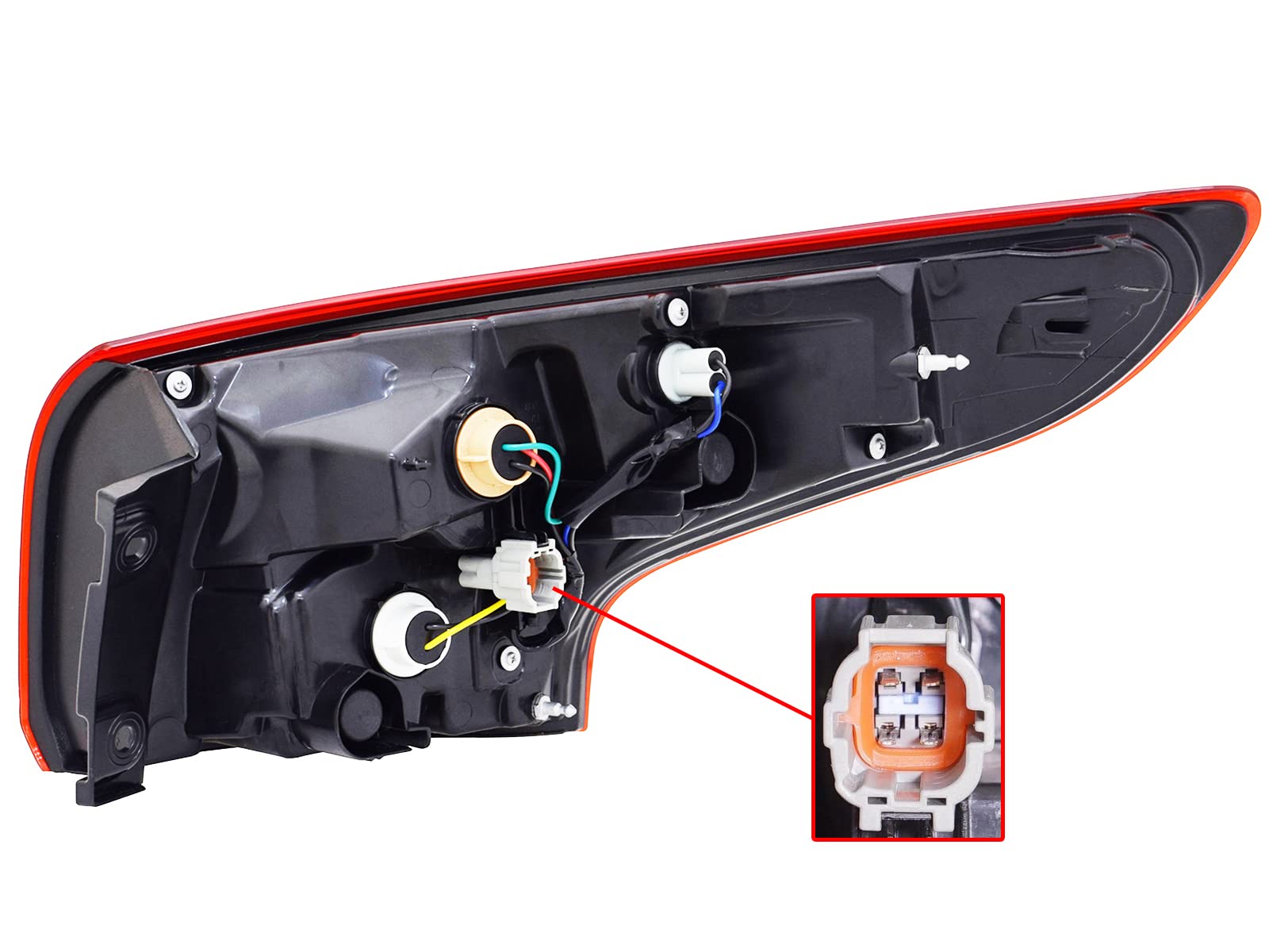 2017-2019 Nissan Qashqai/Rogue Sport Left Driver Side Rear Tail Light Replacement - APA 265556MA0A NI2804117 - Perfect for Night Driving & Enhanced Vehicle Safety