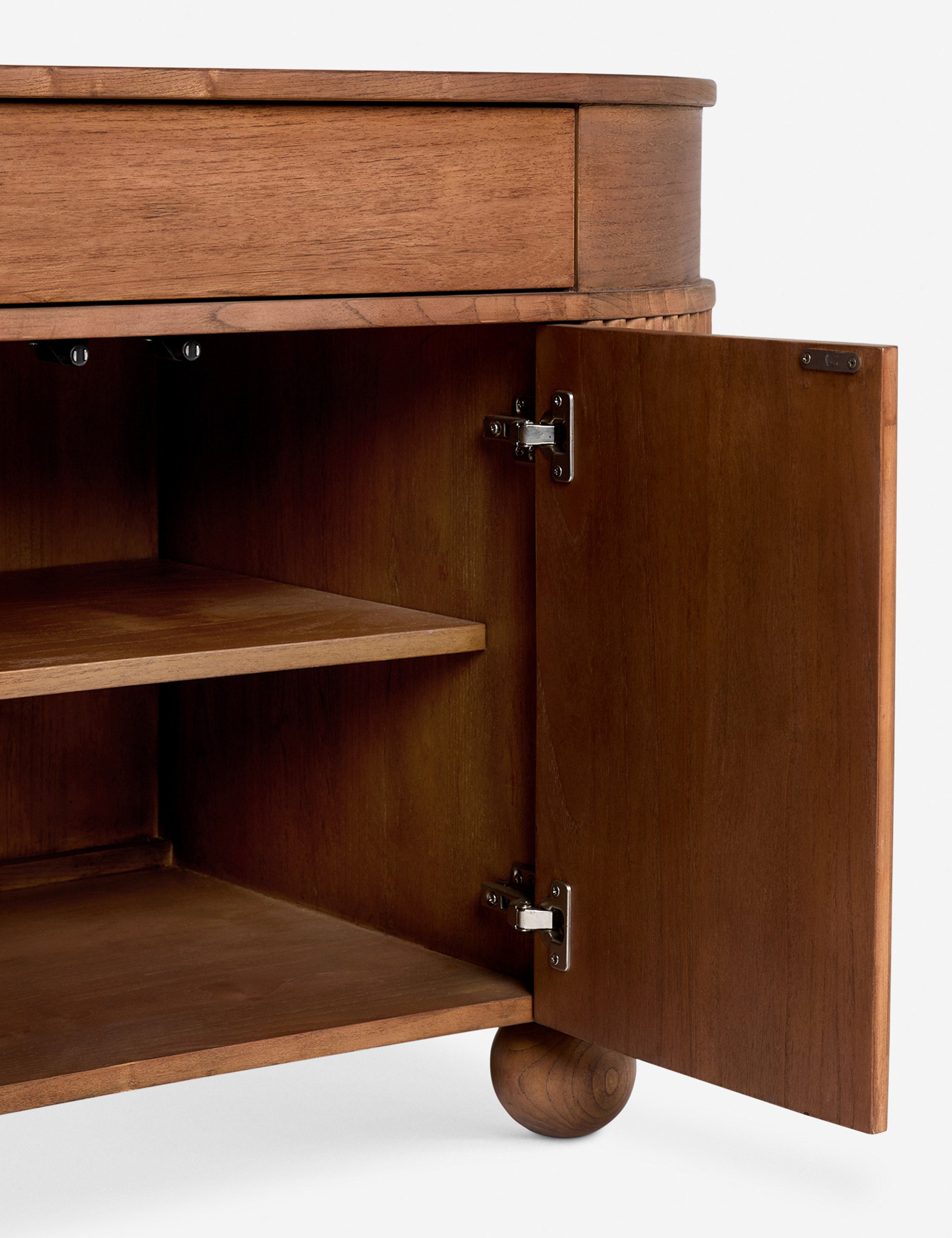 Modern Wood Media Sideboard with Storage - TV Stand, Entryway Console Table, Living Room Furniture for Home Decor